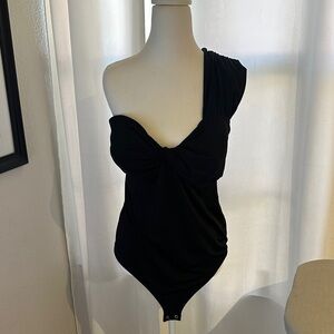 Express Black Body Contour Top
